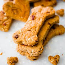 Simply mix, roll, and serve! Homemade Peanut Butter Bacon Dog Treats Sally S Baking Addiction