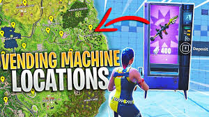 If you want to be one step ahead of your opponents, we have placed you on the game's map all the locations where you can find these famous vending machines ! All Vending Machine Locations Fortnite Season 7 Fortnite Free Online No Download