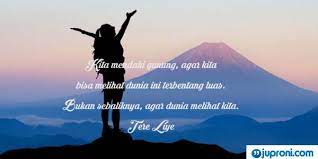 Check spelling or type a new query. 50 Kata Kata Caption Bijak Pendaki Gunung Dan Pecinta Alam Juproni Quotes