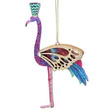 Vous retrouverez des animaux communs comme les chats, les chouettes ou encore les poissons mais aussi des animaux plus exotiques comme les. Quirky Fantasy Animal Glitter Flamingo Christmas Tree Decoration By Gisela Graham Soukous