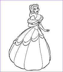 Disney Princess Belle Coloring Pages In 2020 Disney Princess Colors Princess Coloring Disney Princess Coloring Pages