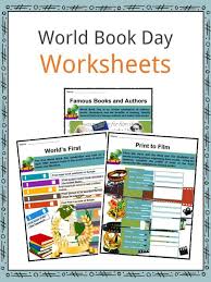 Students ask and answer conversation questions on the topic of books and reading. World Book Day Facts Worksheets History Celebrations For Kids
