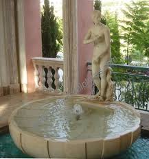 Just place the pump inside, fill with water and plug into a standard electric outlet to enjoy your water feature. China Stone Marble Indoor Water Fountain With Nude Lady Statue Shell Sculpture Sy W099 China Water Feature And Indoor Fountain Price