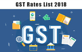 gst tax rates india 2018 latest updates notifications