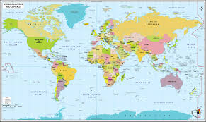 It is bordered by england to the east, the irish sea to the north and west, and the bristol channel to the south. World Map Political Country And Capitals Free Download New World Map Wallpapers High Resolution W World Map With Countries World Map Outline Detailed World Map
