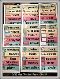 Classroom Labels Neon Brights Classroom Labels Kindergarten Classroom Management Classroom