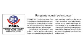 Hospital canselor tuanku muhriz (hctm), pusat perubatan ukm y. Rangsang Industri Pelancongan Matta