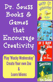 Dr Seuss Activities Wacky Wednesday Ideas Zoo Game Idioms For Kids Fun Ideas For The Classroom Dr Seuss Activities Dr Seuss Books Wacky Wednesday Ideas
