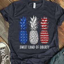 This 4th of july, you can celebrate the country you love the most with one of these celebratory movie picks. Womens Blue White Red Pineapple Us Flag 4th July Sweet Land Shirt Hoodie Sweater Longsleeve T Shirt