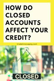 This is the ratio of. How Do Closed Accounts Affect Your Credit Tradeline Supply Company Llc