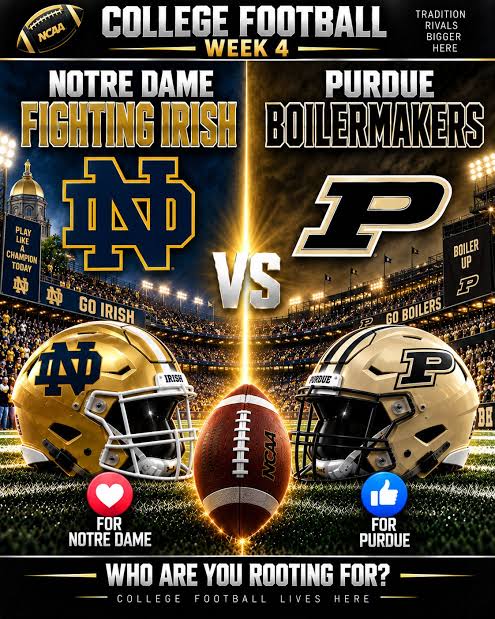 🚨🗓️ OFFICIALLY CONFIRMED: NOTRE DAME FIGHTING IRISH vs. PURDUE  BOILERMAKERS HAS BEEN SUDDENLY RESCHEDULED — FANS NEED TO UPDATE THEIR  PLANS NOW! 🔥 A high-stakes college football showdown is heating up —