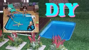 5 Diy Miniature Swimming Pools Diy Doll Pool Dollhouse Landscaping Barbie Diy