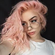 Bri Nicole On Instagram Love My Annoying Boy Dyed Hair Pastel Pink Hair Peach Hair
