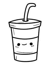 There are 2026 coloring pages food for sale on etsy, and they cost $2.74 on average. Printable Kawaii Drink Coloring Page
