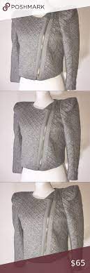 Bcbg Max Azria Quilted Jacket Quilted Jacket Clothes Design Asymmetrical Zipper