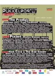 Heard a few rumours but want to see who's playing before buying a ticket, travel etc. Pukkelpop 2005 Festival Festivals Moodboards