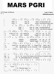 Notasi Lagu Mars Pgri Lirik Lagu Lagu Lirik