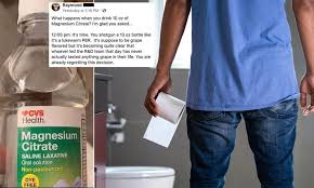 Taking a pregnancy test too early may give inaccurate results. Man S Hilarious Account Of Drinking An Entire Bottle Of Saline Laxative Goes Viral Daily Mail Online