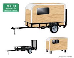 The oak cabinets hold all the plates and utensils we need without getting too elaborate, although we do have a french press for coffee and a few other special items. Trailtop Modular Trailer Topper Building Components Page 25 Camping Trailer Utility Trailer Expedition Trailer
