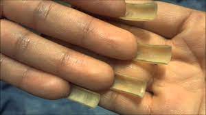 My Long Natural Nails Undersides Long Natural Nails Acrylic Nails At Home Nails