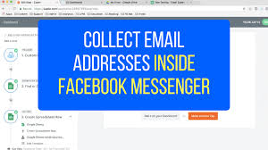 This article explains how to search by email on facebook using a web browser or the facebook mobile app. How To Collect Email Addresses Within Facebook Messenger Bot Academy