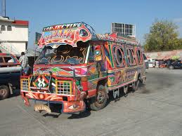 Public Transit In Port Au Prince Haiti A Tap Tap Just Hop On And Tap The Roof When You Re Ready To Get Off Haiti Port Au Prince Monster Trucks