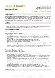 Although a student's resume does not necessarily contain work experience, there are just educational details to talk about. Student Assistant Resume Samples Qwikresume