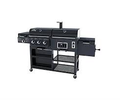 4-in-1 Gas and Charcoal Grill/Smoker - Barbecuebible.com