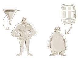 Maleficent, for example, came out of a lot of gothic, medieval influence. How To Draw A Cartoon Body On Behance