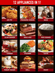 Replace Your Hot Air Fryer Pressure Pot Slow Cooker Rice Cooker Steamer Yogurt Make Pressure Cooker Recipes Healthy Emeril Recipes Pressure Cooker Recipes