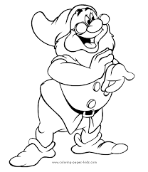 The seven dwarfs coloring pages are a fun way for kids of all ages to develop creativity, focus, motor skills and color recognition. Snow White And The Seven Dwarfs Coloring Pages Coloring Pages For Kids Disney Colori Cartoon Coloring Pages Snow White Coloring Pages Disney Coloring Pages