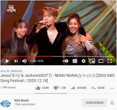 #this gif is just for me so i can pin it lol #i'll make a full set too lol #got7 #jackson #jackson wang #got7creators #got7giif #got7edit #bol cb #mine #the song is on loop folks i am already addicteddddddd. Got7 Jackson Receives Praises Following Performance With Jessi At 2020 Kbs Song Festival Kpopstarz
