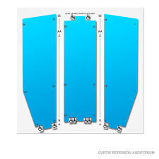 Curtis Peterson Auditorium 2019 Seating Chart
