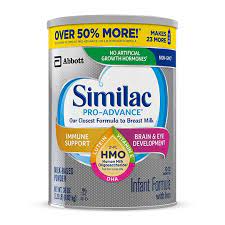 Similac Pro Advance Infant Formula With 2 Fl Hmo For Immune Support Non Gmo Baby Formula Powder 36 Oz Case Of 3