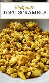 Basic Breakfast Tofu Scramble Recipe In 2020 Tofu Scramble Scrambled Tofu Recipe Tofu Recipes
