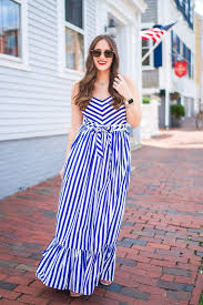 Why Nantucket Is So Special To Me Blue And White Summer Dresses White Dress Summer Maxi Dress