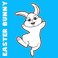 This kawaii bunny is very easy to draw. Cartoon Cute Bunny Easy Rabbit Drawing