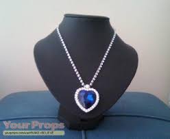 2.7 cm x 2.1 cm. Titanic Heart Of The Ocean Necklace Replica With Display Replica Movie Prop
