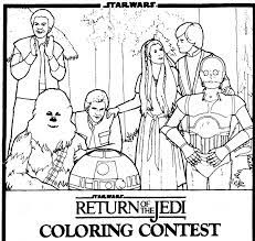 Star wars return of the jedi coloring book. Return Of The Jedi Coloring Pages