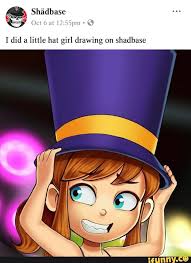 I Did A Little Hat Girl Drawing On Shadbase