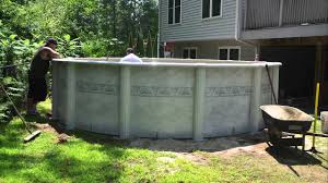 You pick up for free. Doughboy Pool Installation 2012 Youtube