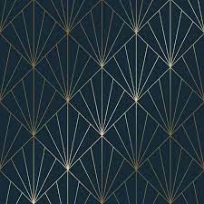 Betty Metallic Wallpaper Navy Gold Metallic Wallpaper Gold Wallpaper Love Wallpaper