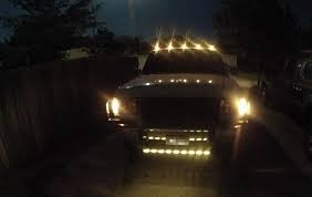 Led Marker Lights Installed Truck Front Night Work Jpg 800 506 Lights Installation Off Road Lights