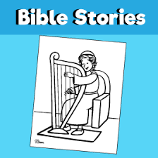 Texas state seal coloring page angkorddhouse com. David Playing The Harp Coloring Page 10 Minutes Of Quality Time