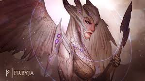 Awesome valkyrie wallpaper for desktop, table, and mobile. Wings Spear Art Valkyrie Freyja Hd Wallpaper Wallpaperbetter