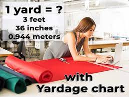 There are 36 inches in a yard and 12 inches in a foot. How Big Is A Yard Of Fabric Free Yardage Chart Printable Hello Sewing