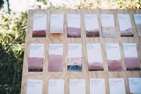 And then we cut each one out with a paper cutter, we didn't worry about making them 03 | once you have your escort cards printed and cut, dip them into bowls, varying heights and juice combinations. Diy Escort Cards Or Seating Chart Or Whatever You Call It Almost Makes Perfect