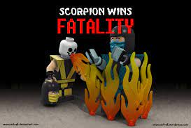 Lego Scorpion Fatality By Seancantrell Lego Lego Photography Lego Photo
