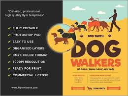 Dog Walking Flyer Templates Free