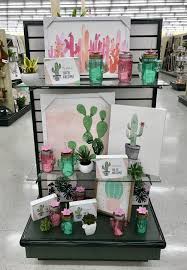 Hobby Lobby Merchandising Table Displays Work Cactus Decor Cactus Bedroom Kids Bedroom Decor
